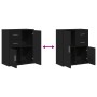 Aparador de madera de ingeniería 2 uds negro 60x31x70 cm de , Aparadores - Ref: Foro24-3276561, Precio: 170,07 €, Descuento: ...