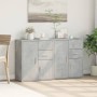 Aparador de madera ingeniería 2 uds gris hormigón 60x31x70 cm de , Aparadores - Ref: Foro24-3276563, Precio: 157,55 €, Descue...