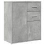 Aparador de madera ingeniería 2 uds gris hormigón 60x31x70 cm de , Aparadores - Ref: Foro24-3276563, Precio: 157,55 €, Descue...
