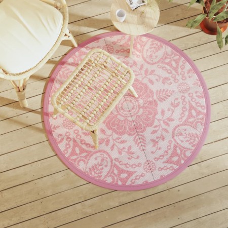 Alfombra de exterior ARAKIL rosa Ø120 cm PP de , Protectores para exterior - Ref: Foro24-368502, Precio: 22,69 €, Descuento: %