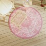 Alfombra de exterior ARAKIL rosa Ø120 cm PP de , Protectores para exterior - Ref: Foro24-368502, Precio: 22,69 €, Descuento: %