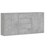 Aparadores 3 uds madera de ingeniería gris hormigón 60x31x84 cm de , Aparadores - Ref: Foro24-3276577, Precio: 217,07 €, Desc...
