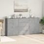 Aparadores 3 uds madera de ingeniería gris hormigón 60x31x84 cm de , Aparadores - Ref: Foro24-3276577, Precio: 217,07 €, Desc...