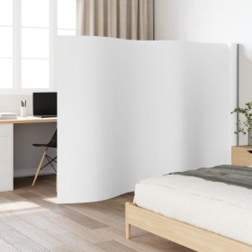 Biombo divisor de bambú blanco 165x600 cm de , Divisores de ambientes - Ref: Foro24-377010, Precio: 134,31 €, Descuento: %