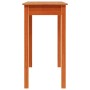 Mesa consola de madera maciza de pino marrón cera 80x40x75 cm de , Mesas auxiliares - Ref: Foro24-847173, Precio: 64,61 €, De...
