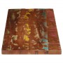Tablero mesa rectangular madera maciza reciclada 160x50x3,8 cm de , Tableros para mesas - Ref: Foro24-371129, Precio: 127,28 ...