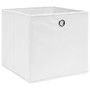 Cajas de almacenaje 10 uds tela no tejida blanco 28x28x28 cm de , Cestas para almacenaje - Ref: Foro24-325209, Precio: 42,50 ...