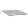 Toldo retráctil aluminio y tela gris antracita y blanco 4,5x3 m de , Toldos - Ref: Foro24-3216116, Precio: 378,32 €, Descuent...