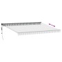 Toldo retráctil aluminio y tela gris antracita y blanco 4,5x3 m de , Toldos - Ref: Foro24-3216121, Precio: 371,24 €, Descuent...