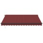Toldo retráctil manual burdeos 400x300 cm de , Toldos - Ref: Foro24-3310186, Precio: 257,09 €, Descuento: %