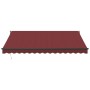 Toldo retráctil manual burdeos 400x300 cm de , Toldos - Ref: Foro24-3215300, Precio: 271,86 €, Descuento: -5%%