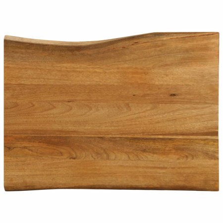 Tablero de mesa borde natural madera maciza mango 90x60x2,5 cm de , Tableros para mesas - Ref: Foro24-370765, Precio: 77,39 €...