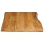 Tablero de mesa borde natural madera maciza mango 90x60x2,5 cm de , Tableros para mesas - Ref: Foro24-370765, Precio: 77,39 €...