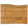 Tablero de mesa borde natural madera maciza mango 90x60x2,5 cm de , Tableros para mesas - Ref: Foro24-370765, Precio: 77,39 €...