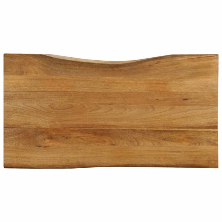 Tablero de mesa borde natural madera maciza mango 110x60x2,5 cm de , Tableros para mesas - Ref: Foro24-370767, Precio: 92,65 ...