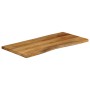 Tablero de mesa borde natural madera maciza mango 110x60x2,5 cm de , Tableros para mesas - Ref: Foro24-370767, Precio: 92,65 ...
