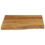 Tablero de mesa borde natural madera maciza mango 60x60x3,8 cm de , Tableros para mesas - Ref: Foro24-370786, Precio: 62,84 €...