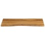 Tablero de mesa borde natural madera maciza mango 120x60x3,8 cm de , Tableros para mesas - Ref: Foro24-370792, Precio: 113,07...