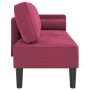 Sofá diván con cojines terciopelo rojo tinto de , Divanes - Ref: Foro24-4007575, Precio: 167,77 €, Descuento: %
