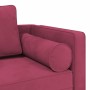 Sofá diván con cojines terciopelo rojo tinto de , Divanes - Ref: Foro24-4007575, Precio: 167,77 €, Descuento: %