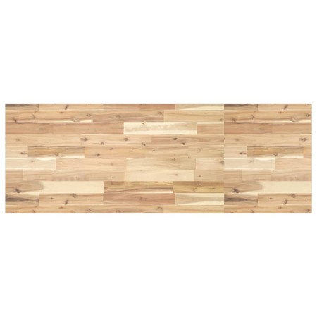 Encimera tocador de baño madera acacia sin tratar 120x50x2 cm de , Tocadores de baño - Ref: Foro24-3279664, Precio: 67,98 €, ...