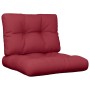Cojines para palets 2 unidades tela rojo tinto de , Cojines para sillas y sofás - Ref: Foro24-360676, Precio: 38,50 €, Descue...