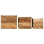 Mesas apilables 3 piezas madera maciza de mango rugosa de , Mesas auxiliares - Ref: Foro24-376042, Precio: 102,02 €, Descuent...