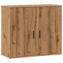 Aparador madera de ingeniería roble artesanal 80x33x70 cm de , Aparadores - Ref: Foro24-857074, Precio: 74,64 €, Descuento: %