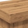 Mesa de centro con luces LED roble artisian 50x50x40 cm de , Mesas de centro - Ref: Foro24-857713, Precio: 65,74 €, Descuento: %