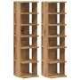 Muebles zapateros 2 uds madera roble artisan 28x27x102 cm de , Zapateros y organizadores de calzado - Ref: Foro24-856667, Pre...