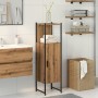 Armario de baño madera ingeniería roble artisan 33x33x120,5 cm de , Tocadores de baño - Ref: Foro24-857707, Precio: 72,96 €, ...