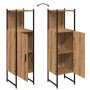 Armario de baño madera ingeniería roble artisan 33x33x120,5 cm de , Tocadores de baño - Ref: Foro24-857707, Precio: 72,96 €, ...