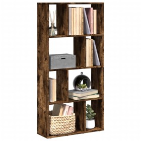 Estantería madera de ingeniería roble ahumado 60x20x120 cm de , Librerías y estanterías - Ref: Foro24-858151, Precio: 60,80 €...
