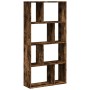 Estantería madera de ingeniería roble ahumado 60x20x120 cm de , Librerías y estanterías - Ref: Foro24-858151, Precio: 60,80 €...