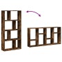 Estantería madera de ingeniería roble ahumado 60x20x120 cm de , Librerías y estanterías - Ref: Foro24-858151, Precio: 60,80 €...