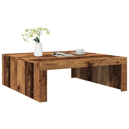 Mesa de centro madera de ingeniería envejecida 100x100x35 cm de , Mesas de centro - Ref: Foro24-856684, Precio: 99,72 €, Desc...