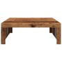Mesa de centro madera de ingeniería envejecida 100x100x35 cm de , Mesas de centro - Ref: Foro24-856684, Precio: 99,72 €, Desc...