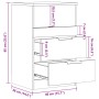 Mesitas noche 2 uds madera ingeniería roble artisan 40x36x65 cm de , Mesitas de noche - Ref: Foro24-856847, Precio: 132,91 €,...