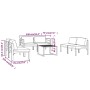 Set muebles de jardín 6 pzas y cojines aluminio gris antracita de , Conjuntos de jardín - Ref: Foro24-3107802, Precio: 1,00 €...