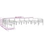 Set muebles de jardín 10 pzas y cojines aluminio gris antracita de , Conjuntos de jardín - Ref: Foro24-3107816, Precio: 1,00 ...