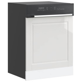 Panel lavavajillas Porto madera contrachapada blanco brillante de , Armarios de cocina - Ref: Foro24-854139, Precio: 38,43 €,...