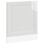 Panel lavavajillas Porto madera contrachapada blanco brillante de , Armarios de cocina - Ref: Foro24-854139, Precio: 38,43 €,...