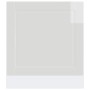 Panel lavavajillas Porto madera contrachapada blanco brillante de , Armarios de cocina - Ref: Foro24-854139, Precio: 38,43 €,...