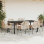 Juego de comedor de jardín 7 pzas con cojines ratán PE marrón de , Conjuntos de jardín - Ref: Foro24-3334574, Precio: 580,99 ...