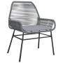 Juego comedor jardín 7 pzas cojines ratán sintético vidrio gris de , Conjuntos de jardín - Ref: Foro24-3334581, Precio: 555,3...