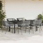 Juego comedor jardín 7 pzas cojines ratán sintético vidrio gris de , Conjuntos de jardín - Ref: Foro24-3334630, Precio: 632,6...