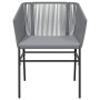 Juego comedor jardín 7 pzas cojines ratán sintético vidrio gris de , Conjuntos de jardín - Ref: Foro24-3334630, Precio: 632,6...