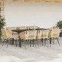 Juego comedor jardín 9 pzas cojines ratán sintético marrón de , Conjuntos de jardín - Ref: Foro24-3334624, Precio: 770,56 €, ...
