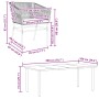 Juego comedor jardín 9 pzas cojines ratán sintético marrón de , Conjuntos de jardín - Ref: Foro24-3334624, Precio: 770,56 €, ...