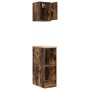Armarios 2 uds para garaje madera ingeniería roble ahumado | Foro24.es | Tu tienda online para hogar, jardín y más Foro24.es